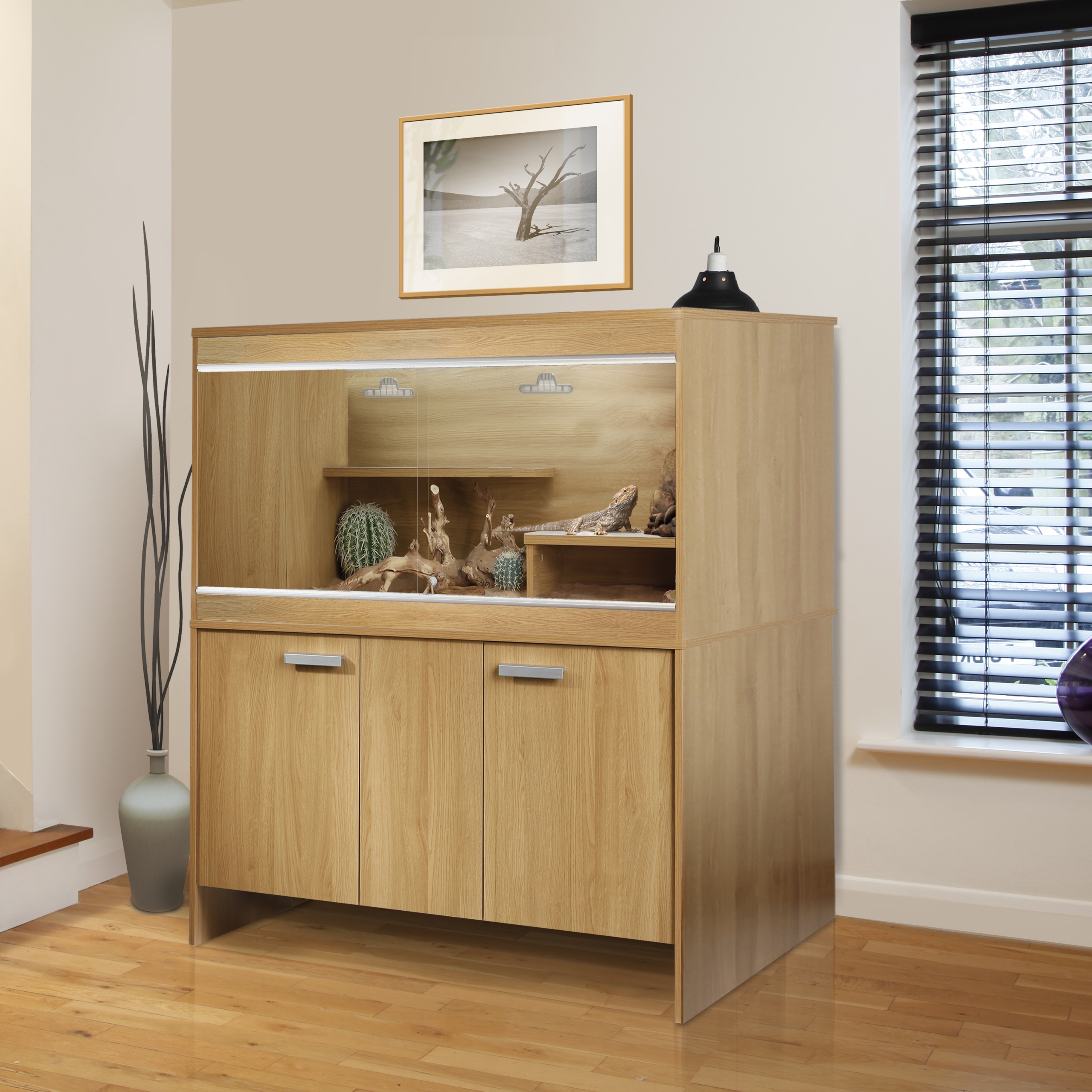 Vivexotic Bearded Dragon Starter Kit - Oak - Image 2